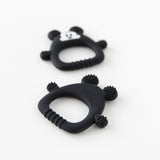Two Bumkins Silicone Flat Teether: Mickey Mouse shown front and back on a white background.