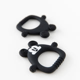Two Bumkins Silicone Flat Teether: Mickey Mouse shown front and back on a white background.