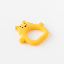 Load image into Gallery viewer, Bumkins Silicone Flat Teether: Winnie the Pooh lays flat on a white background.
