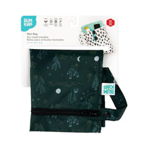Load image into Gallery viewer, Bumkins Wet Bag: Starry Cactus is shown folded in its packaging.
