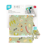 Bumkins Wet Bag: Camp Gear is shown folded on white cardboard packaging.