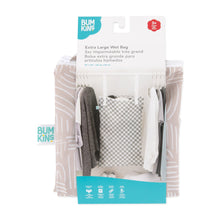 Load image into Gallery viewer, Bumkins Extra Large Wet Bag: Wander is shown folded in its packaging.
