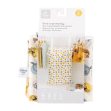 Bumkins Extra Large Wet Bag: Winnie + Friends is shown folded in its packaging.