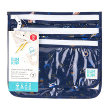 Load image into Gallery viewer, Bumkins Clear Travel Bag 3 Pack: Evil Eye is shown with its packaging tag.

