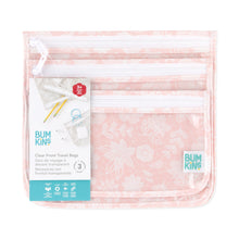 Load image into Gallery viewer, Bumkins Clear Travel Bag 3-Pack: Lace is shown with its packaging tag.
