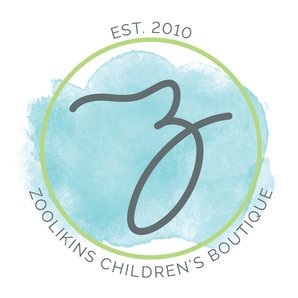 Zoolikins Gift Card: Features a stylized Z logo on blue, ideal for gifts. Established in 2010.