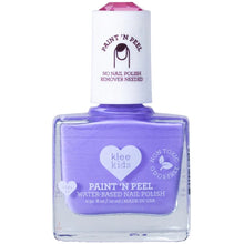 Load image into Gallery viewer, Klee Naturals Kids Water-Based Peelable Nail Polish is purple, non-toxic, kid-friendly, made in the USA with a white cap.
