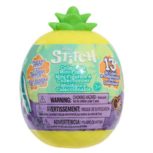 Load image into Gallery viewer, Stitch Asst Pineapple Blind Box: yellow pineapple shaped container with green &amp; purple label; text "Disney Stitch Collectible Mini Figure.”
