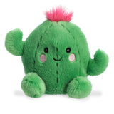 Aurora’s Palm Pals Prickles Cactus—a plush succulent with a pink tuft and smile, perfect for any playful mystery lover!.