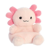 Aurora's Palm Pals Ax Axolotl is a cute pink plush with a smiling face and 6 gills—perfect for snuggles!.