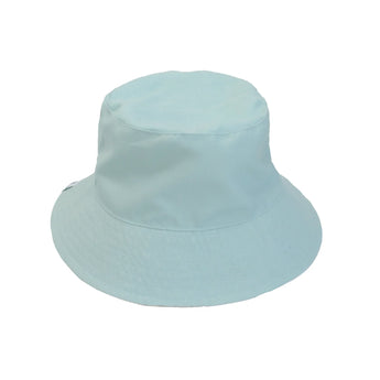 Reversible Bucket Hat, Blue Plaid: reversible blue bucket hat