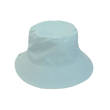 Load image into Gallery viewer, Reversible Bucket Hat, Blue Plaid: reversible blue bucket hat
